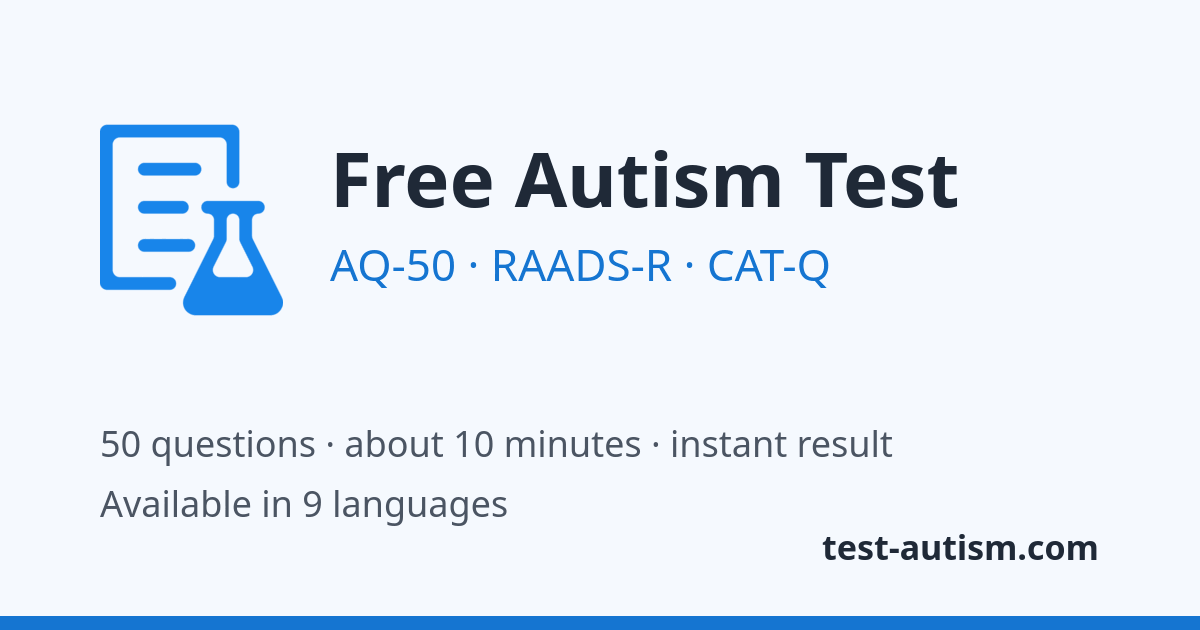 Test autismu CAT-Q – zdarma online | test-autism.com